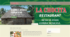 Desktop Screenshot of lachocitamexicanrestaurant.com